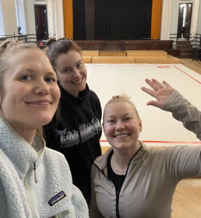 Jumppatyttöjen tekijät: Ella Lahdenmäki, Katariina Havukainen ja Inkeri Hyvönen